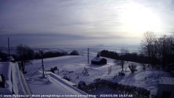 Pohled na jih, hrad Trosky