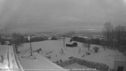 Pohled na jih, hrad Trosky