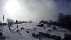 Pohled na jih, hrad Trosky