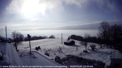 Pohled na jih, hrad Trosky