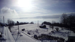 Pohled na jih, hrad Trosky