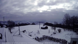 Pohled na jih, hrad Trosky