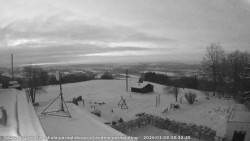 Pohled na jih, hrad Trosky