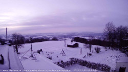 Pohled na jih, hrad Trosky