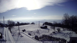 Pohled na jih, hrad Trosky