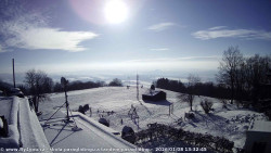 Pohled na jih, hrad Trosky