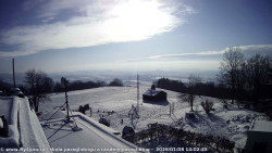 Pohled na jih, hrad Trosky