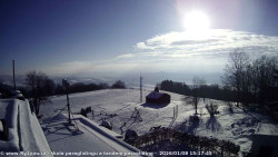 Pohled na jih, hrad Trosky