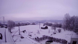 Pohled na jih, hrad Trosky