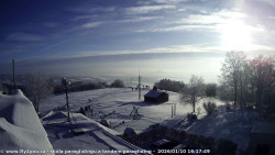 Pohled na jih, hrad Trosky