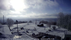 Pohled na jih, hrad Trosky