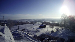 Pohled na jih, hrad Trosky