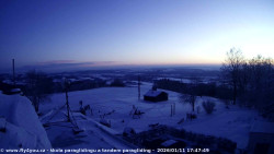 Pohled na jih, hrad Trosky