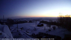 Pohled na jih, hrad Trosky