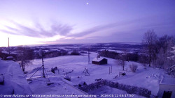 Pohled na jih, hrad Trosky