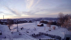 Pohled na jih, hrad Trosky