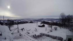 Pohled na jih, hrad Trosky