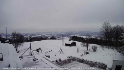 Pohled na jih, hrad Trosky