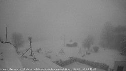 Pohled na jih, hrad Trosky