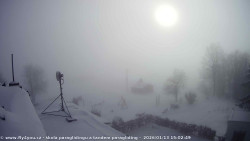 Pohled na jih, hrad Trosky