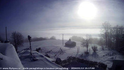 Pohled na jih, hrad Trosky