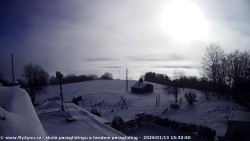 Pohled na jih, hrad Trosky