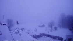 Pohled na jih, hrad Trosky