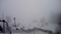 Pohled na jih, hrad Trosky