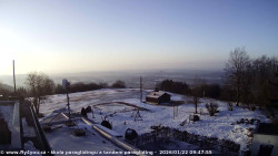 Pohled na jih, hrad Trosky