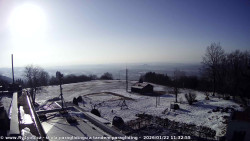 Pohled na jih, hrad Trosky