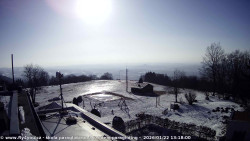 Pohled na jih, hrad Trosky