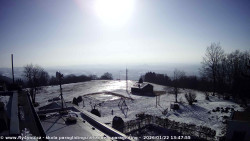 Pohled na jih, hrad Trosky