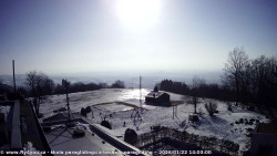 Pohled na jih, hrad Trosky