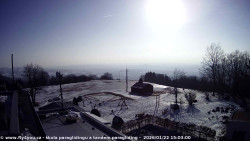 Pohled na jih, hrad Trosky