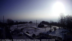 Pohled na jih, hrad Trosky