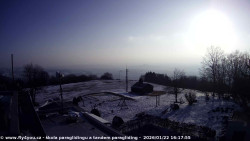 Pohled na jih, hrad Trosky