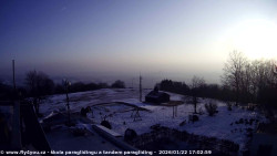 Pohled na jih, hrad Trosky