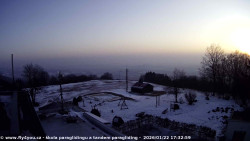 Pohled na jih, hrad Trosky