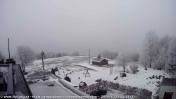 Pohled na jih, hrad Trosky