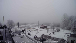 Pohled na jih, hrad Trosky