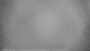 Kozákov - Pohled na jih, hrad Trosky - 24.1.2026 v 02:45 Kozákov - Pohled na jih, hrad Trosky - 24.1.2026 v 02:45