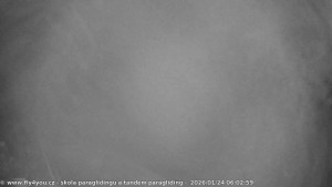 Kozákov - Pohled na jih, hrad Trosky - 24.1.2026 v 04:45 Kozákov - Pohled na jih, hrad Trosky - 24.1.2026 v 04:45