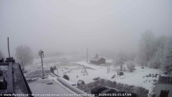 Pohled na jih, hrad Trosky