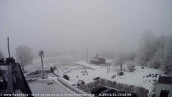 Pohled na jih, hrad Trosky