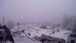 Pohled na jih, hrad Trosky