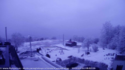 Pohled na jih, hrad Trosky