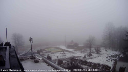 Pohled na jih, hrad Trosky