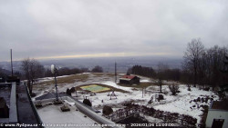 Pohled na jih, hrad Trosky