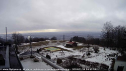 Pohled na jih, hrad Trosky