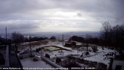 Pohled na jih, hrad Trosky